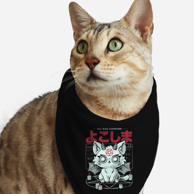 All Hail Lucipurr-Cat-Bandana-Pet Collar-eduely