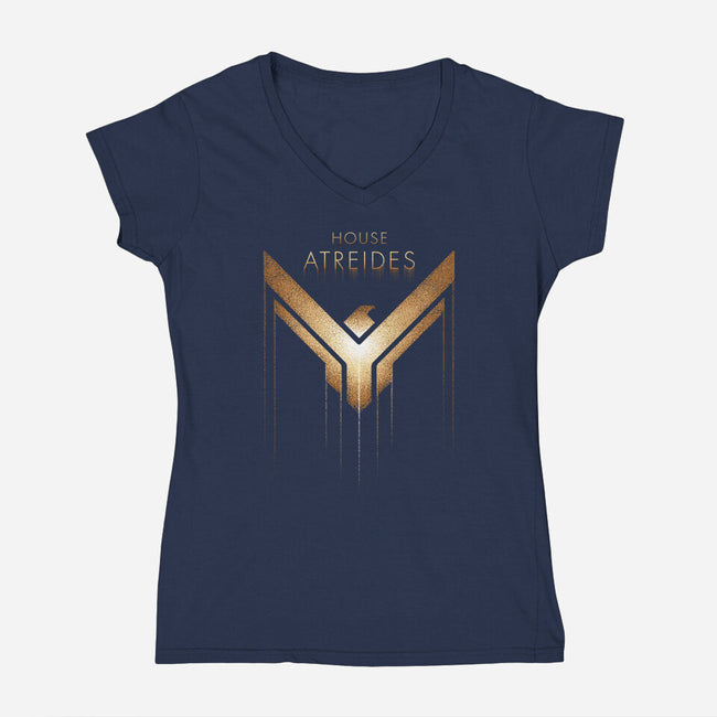 House Atreides-Womens-V-Neck-Tee-Tronyx79