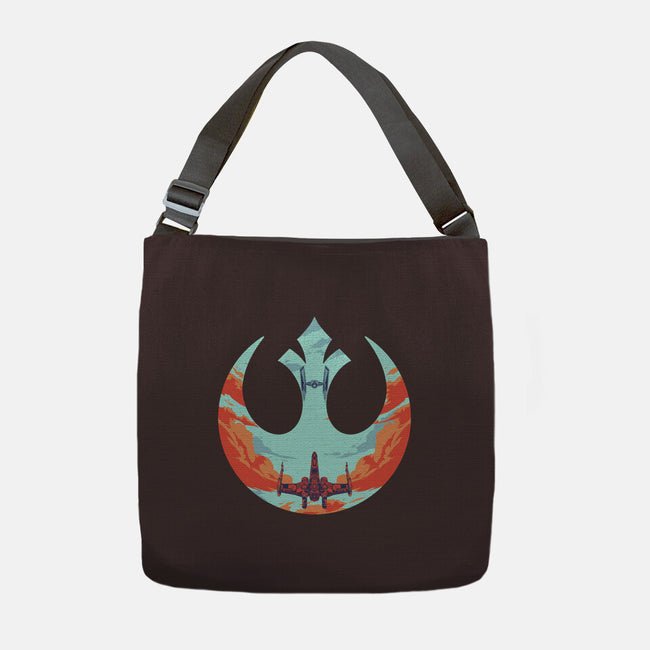 Rebel Fighter-None-Adjustable Tote-Bag-RamenBoy