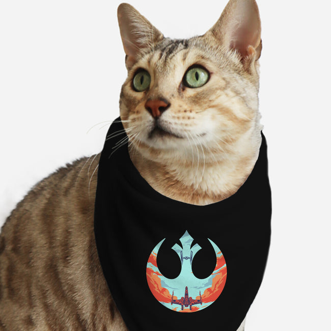 Rebel Fighter-Cat-Bandana-Pet Collar-RamenBoy