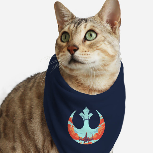 Rebel Fighter-Cat-Bandana-Pet Collar-RamenBoy