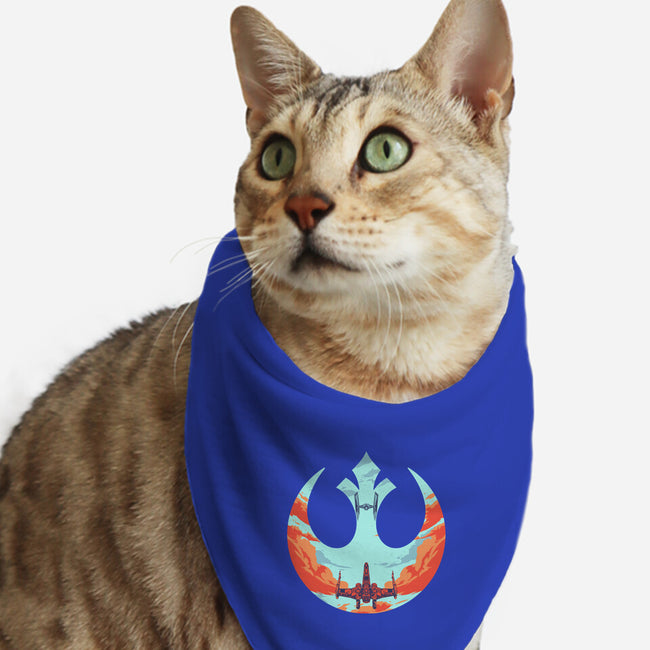 Rebel Fighter-Cat-Bandana-Pet Collar-RamenBoy