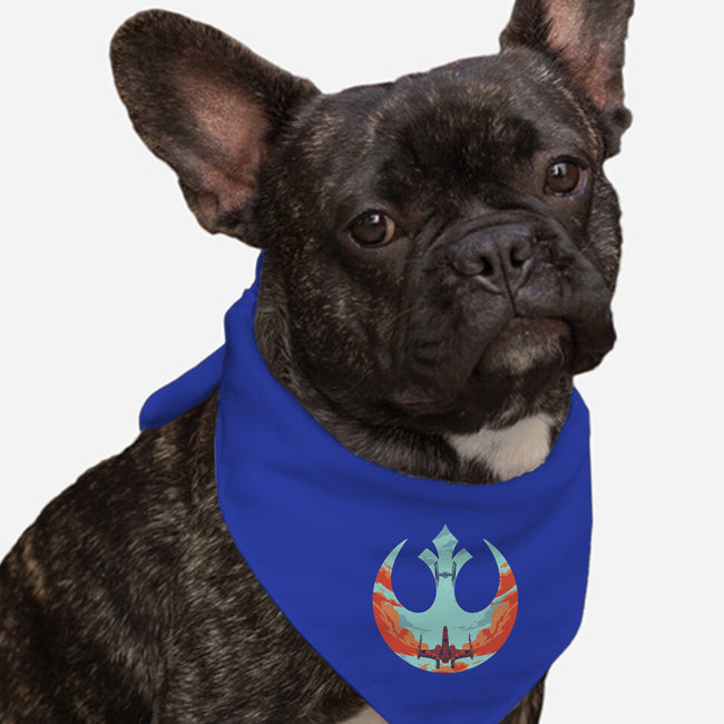 Rebel Fighter-Dog-Bandana-Pet Collar-RamenBoy