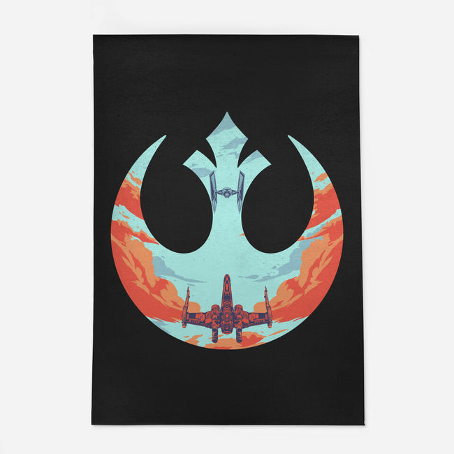 Rebel Fighter-None-Outdoor-Rug-RamenBoy