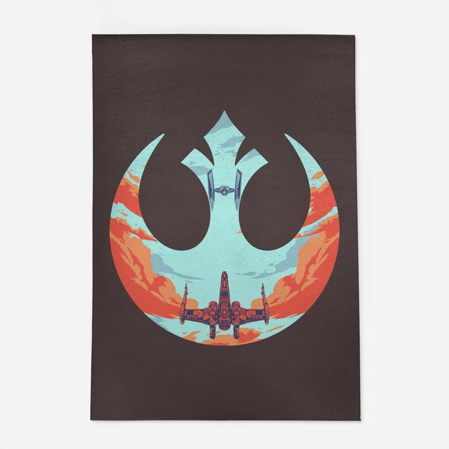 Rebel Fighter-None-Outdoor-Rug-RamenBoy