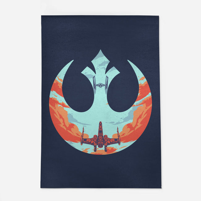 Rebel Fighter-None-Outdoor-Rug-RamenBoy