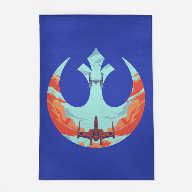 Rebel Fighter-None-Outdoor-Rug-RamenBoy