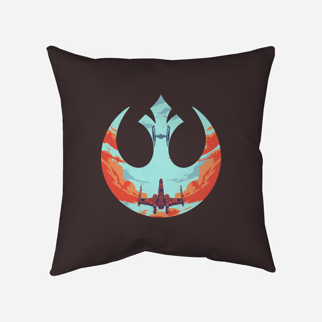 Rebel Fighter-None-Non-Removable Cover w Insert-Throw Pillow-RamenBoy