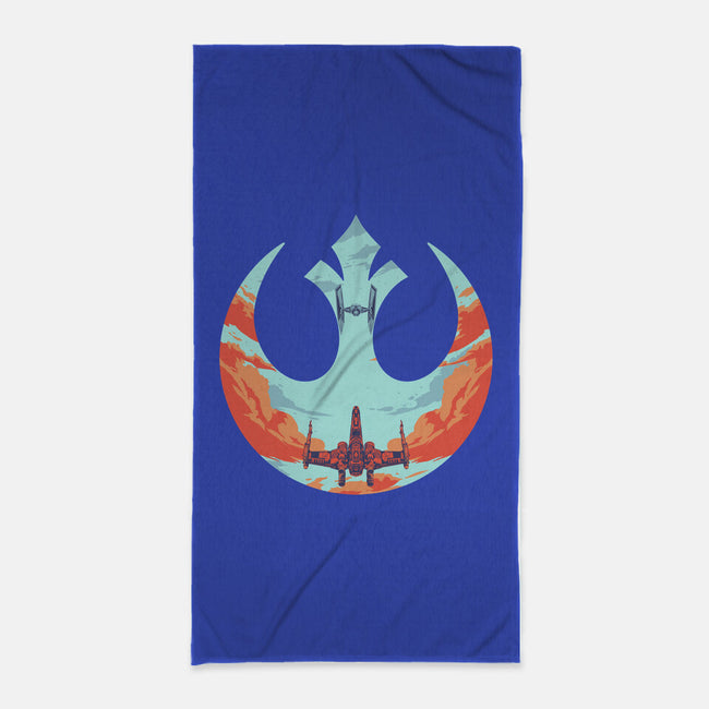 Rebel Fighter-None-Beach-Towel-RamenBoy