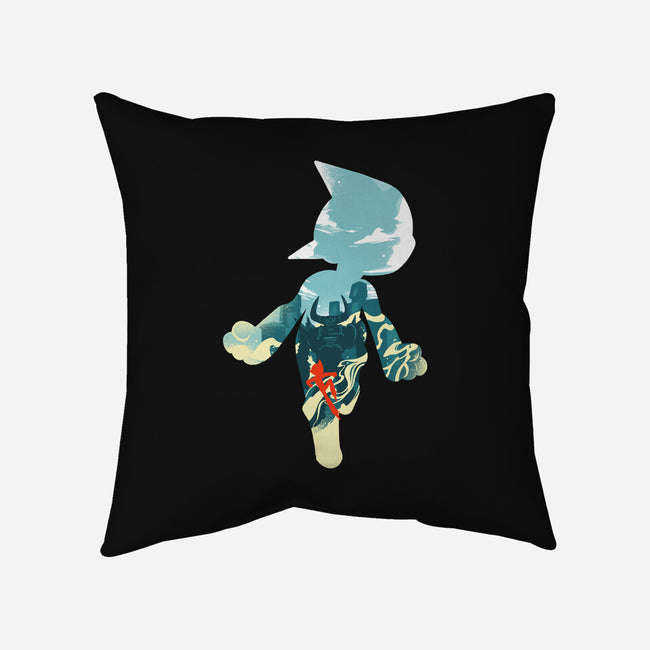 Astro Robo-None-Removable Cover w Insert-Throw Pillow-RamenBoy