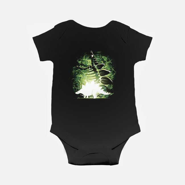 Stegosaurus Fossil-Baby-Basic-Onesie-Vallina84