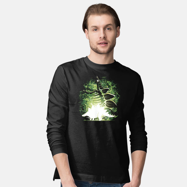 Stegosaurus Fossil-Mens-Long Sleeved-Tee-Vallina84