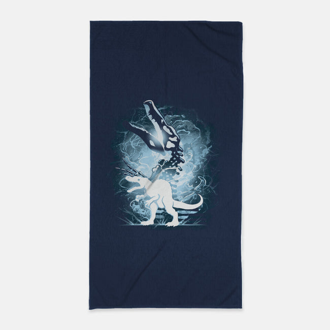 Spinosaurus Fossil-None-Beach-Towel-Vallina84