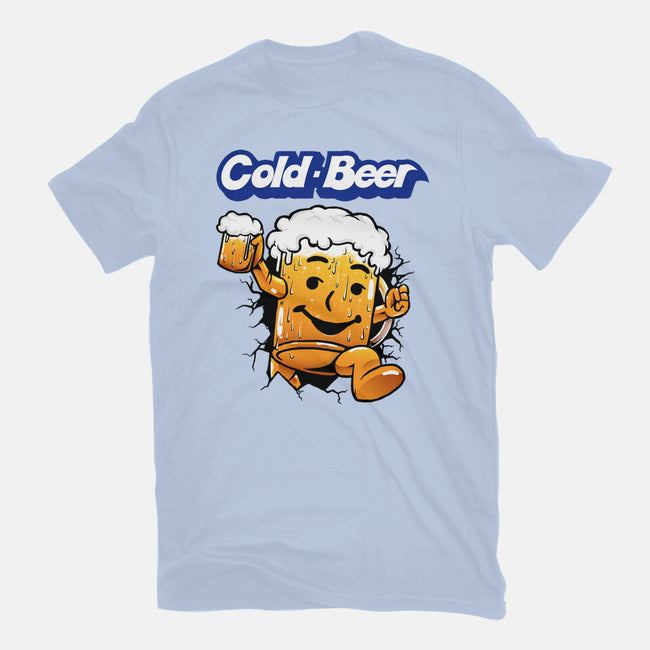 Cold Beer-Womens-Fitted-Tee-joerawks