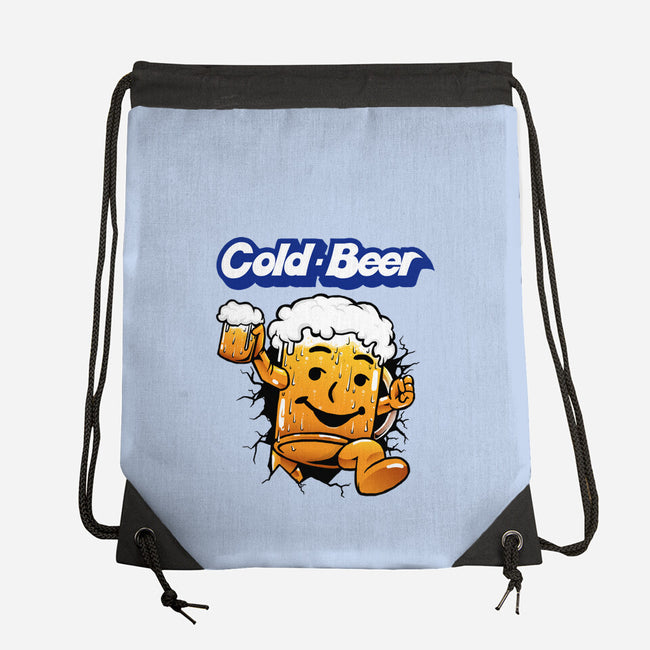 Cold Beer-None-Drawstring-Bag-joerawks