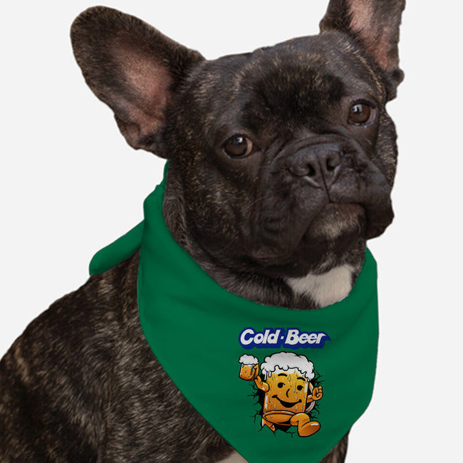 Cold Beer-Dog-Bandana-Pet Collar-joerawks