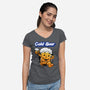 Cold Beer-Womens-V-Neck-Tee-joerawks