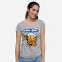 Cold Beer-Womens-V-Neck-Tee-joerawks