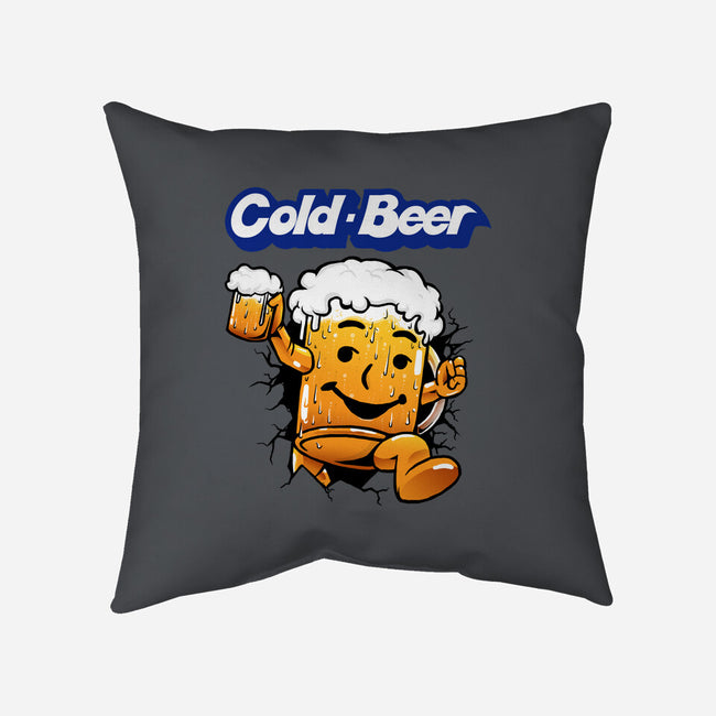 Cold Beer-None-Non-Removable Cover w Insert-Throw Pillow-joerawks