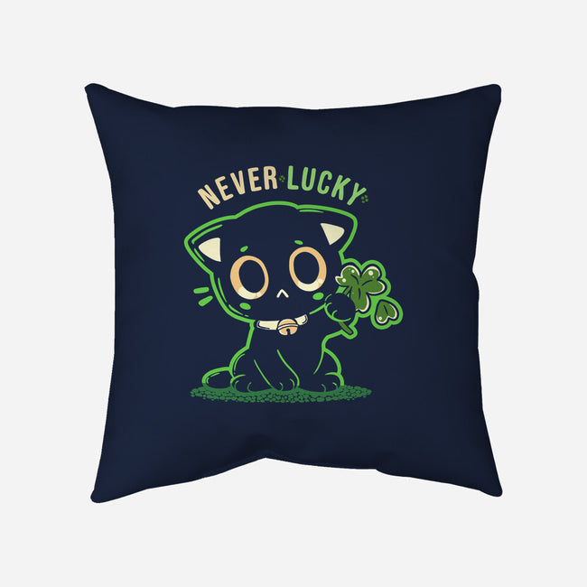 Never Lucky-None-Removable Cover w Insert-Throw Pillow-TechraNova