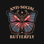 Anti-Social Butterfly-None-Removable Cover-Throw Pillow-fanfreak1