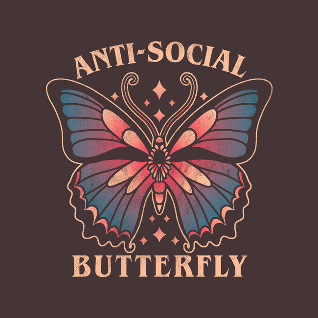 Anti-Social Butterfly-None-Removable Cover-Throw Pillow-fanfreak1