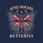 Anti-Social Butterfly-None-Polyester-Shower Curtain-fanfreak1