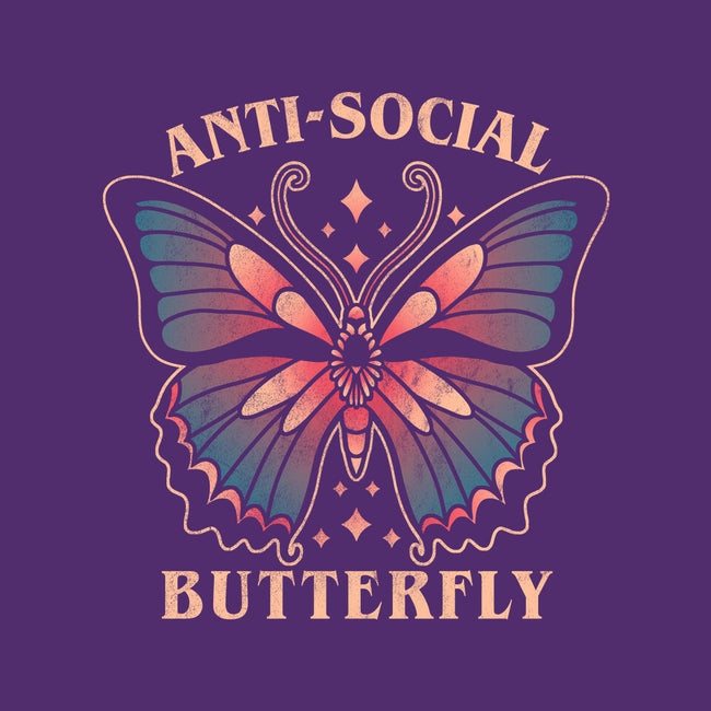 Anti-Social Butterfly-Womens-Fitted-Tee-fanfreak1