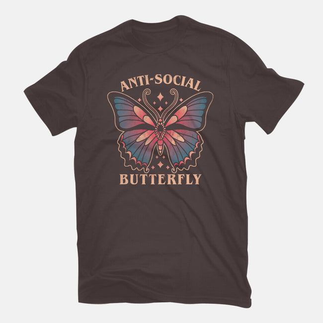 Anti-Social Butterfly-Womens-Basic-Tee-fanfreak1