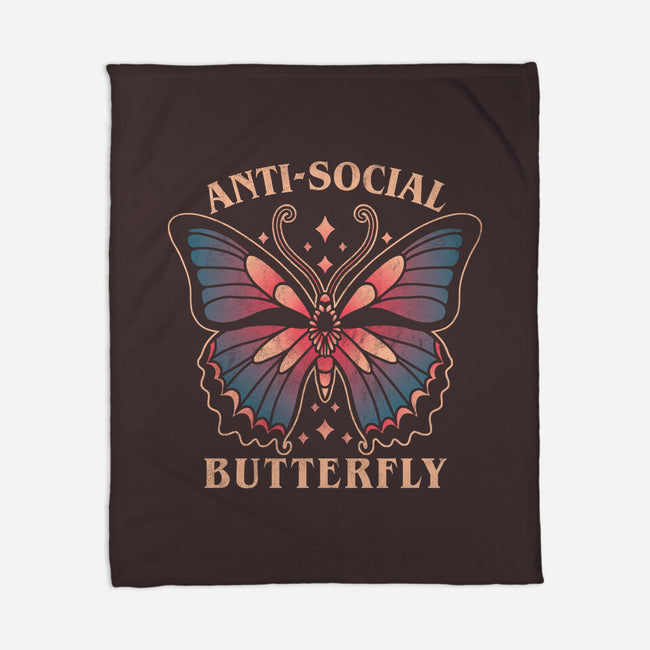 Anti-Social Butterfly-None-Fleece-Blanket-fanfreak1