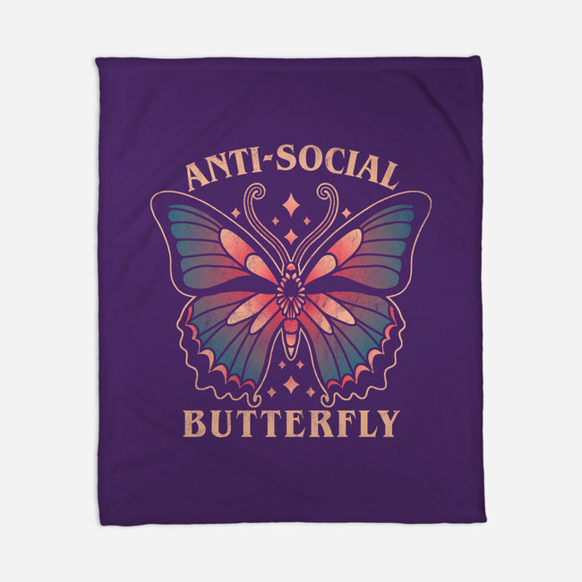 Anti-Social Butterfly-None-Fleece-Blanket-fanfreak1