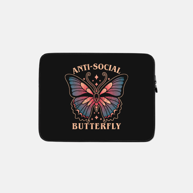 Anti-Social Butterfly-None-Zippered-Laptop Sleeve-fanfreak1