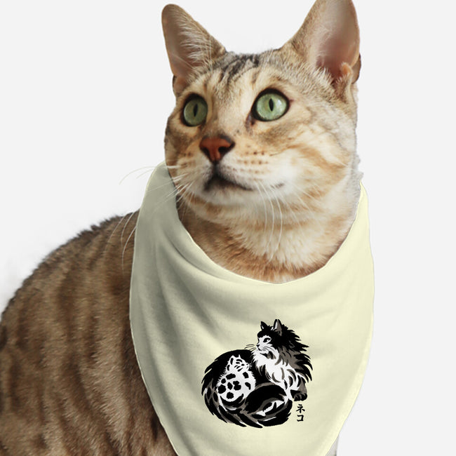 Sumi-e Cats-Cat-Bandana-Pet Collar-fanfreak1