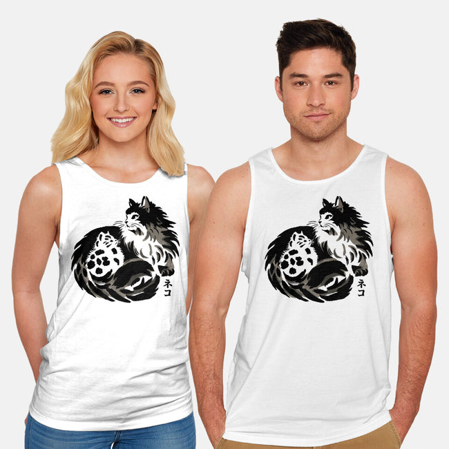 Sumi-e Cats-Unisex-Basic-Tank-fanfreak1