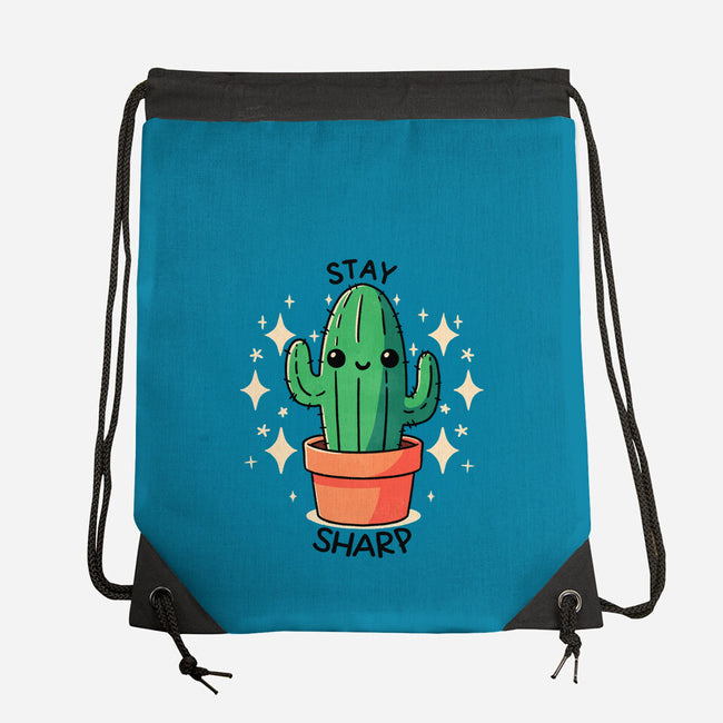 Stay Sharp-None-Drawstring-Bag-fanfreak1