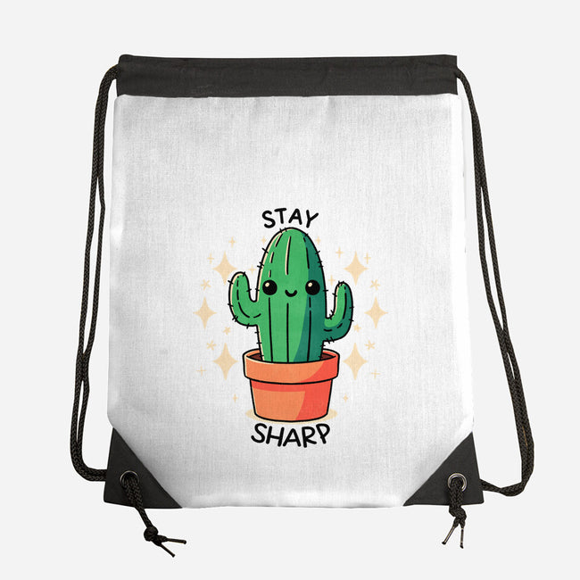 Stay Sharp-None-Drawstring-Bag-fanfreak1