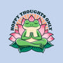 Hoppy Thoughts Only-None-Removable Cover w Insert-Throw Pillow-fanfreak1