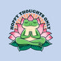 Hoppy Thoughts Only-None-Removable Cover-Throw Pillow-fanfreak1