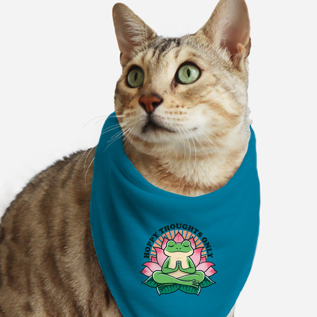 Hoppy Thoughts Only-Cat-Bandana-Pet Collar-fanfreak1