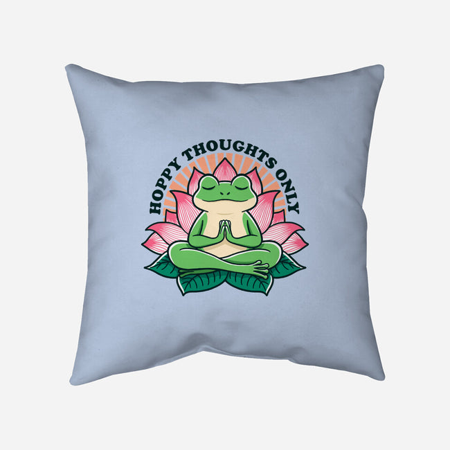 Hoppy Thoughts Only-None-Removable Cover w Insert-Throw Pillow-fanfreak1