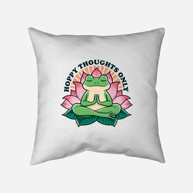 Hoppy Thoughts Only-None-Removable Cover-Throw Pillow-fanfreak1