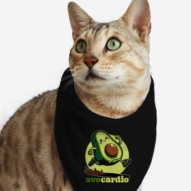 Avocado Exercise-Cat-Bandana-Pet Collar-Studio Mootant