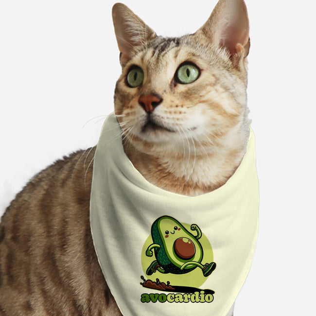 Avocado Exercise-Cat-Bandana-Pet Collar-Studio Mootant