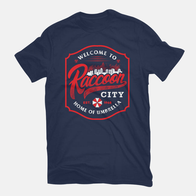 Raccoon City-Mens-Heavyweight-Tee-arace