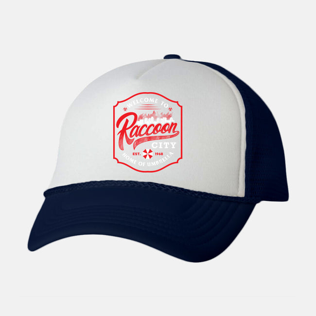 Raccoon City-Unisex-Trucker-Hat-arace