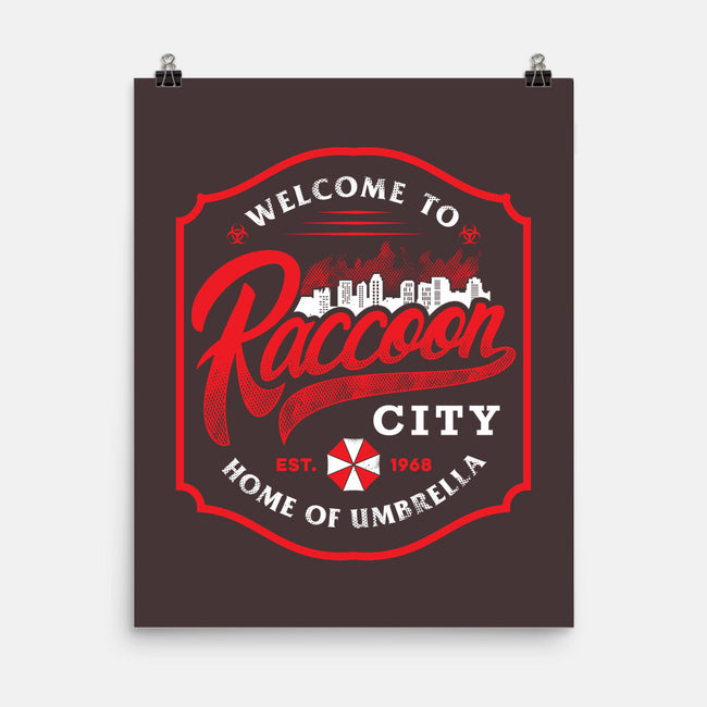 Raccoon City-None-Matte-Poster-arace