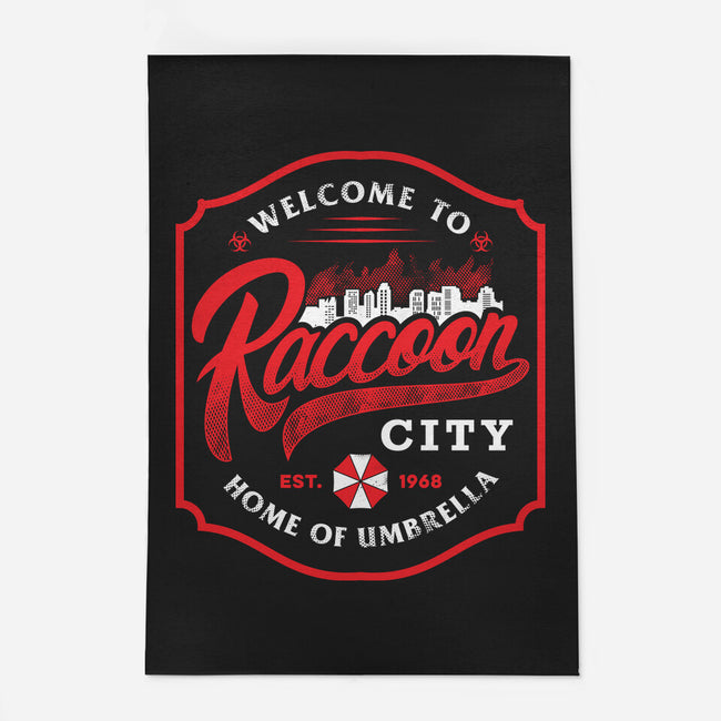 Raccoon City-None-Outdoor-Rug-arace