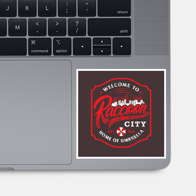 Raccoon City-None-Glossy-Sticker-arace