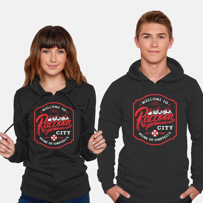 Raccoon City-Unisex-Pullover-Sweatshirt-arace