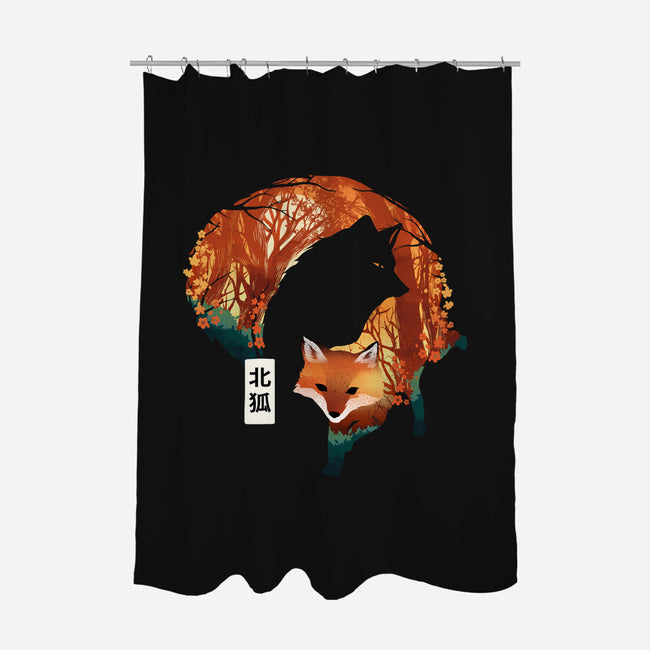 The Clever Fox-None-Polyester-Shower Curtain-dandingeroz